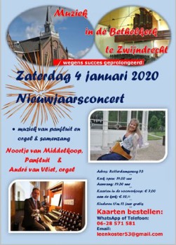 Nieuwjaarsconcert Noortje van Middelkoop en André van Vliet