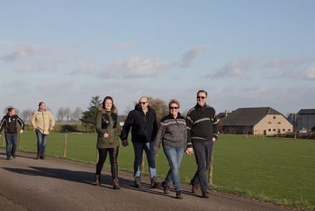 Kerstwandeling door polders