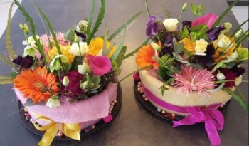 Voorjaarsworkshop 'Kleurige lentetaart ' bij Groei & Bloei