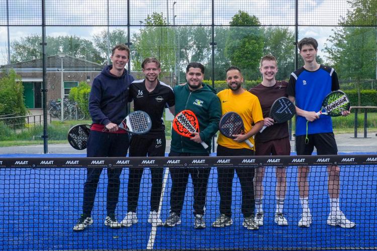 ATV Padel Heren ongeslagen kampioen in KNLTB 6e klasse