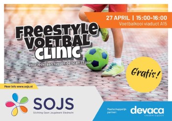 Freestyle voetbal clinic  (12-17 jaar)