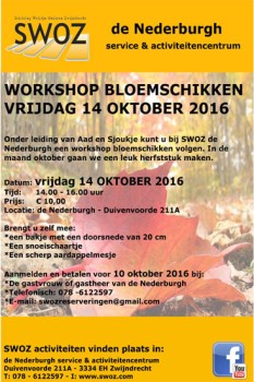 Cursus bloemschikken