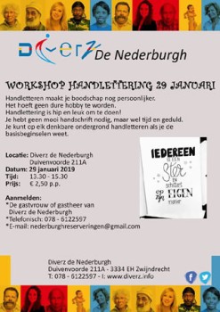 Workshop Handletteren in De Nederburgh