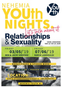 Nehemia Youth Nights - Relationships & Sexuality (16-25 jaar)